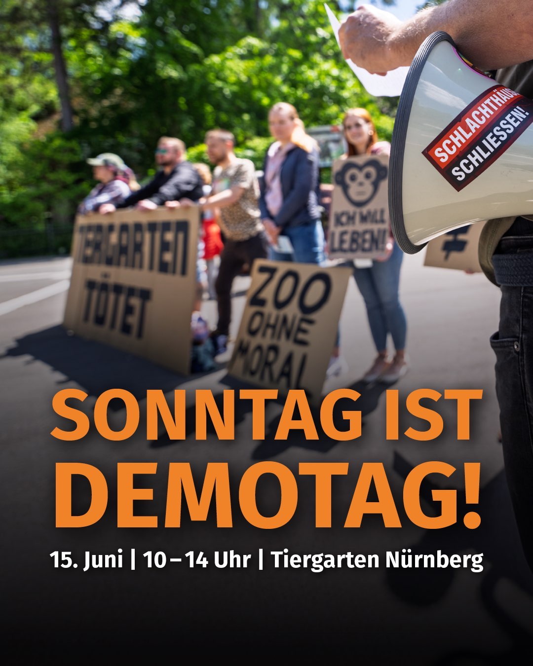 Tiergarten Nürnberg Protest Runde 3